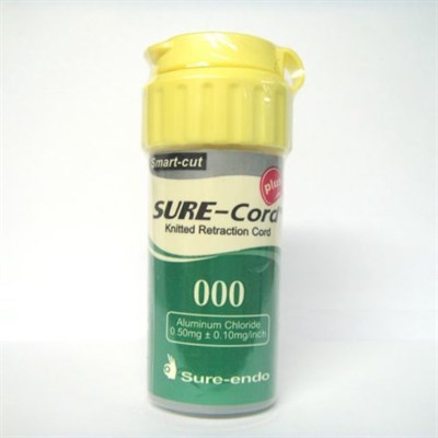Ретракционная нить  из микрофибры с пропиткой Sure Cord Plus  000 - фото 4486