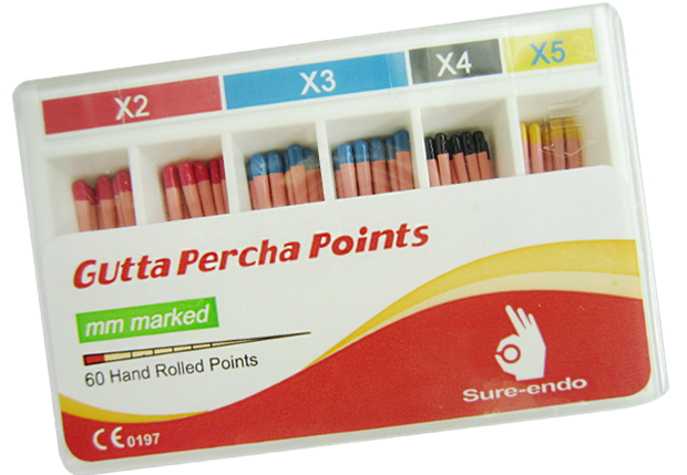 Гуттаперчевые штифты Sure-Endo для ProTaper Next (60 шт./уп.) маркированные № X2(2)/X3(2)/X4/X5 90584291 - фото 4569