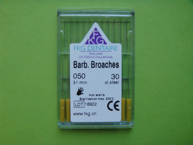 050 Barbed Broaches №30 L=31 (12 шт) 100707054 - фото 4752