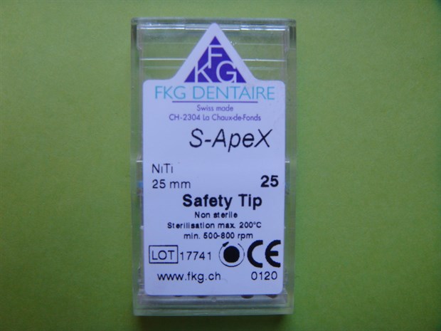 600 Rotary instrument S-Apex Ni-Ti №25 L=25 (6 шт) 100762235 - фото 4756