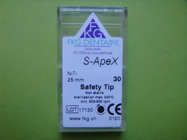 600 Rotary instrument S-Apex Ni-Ti №30 L=25 (6 шт) 100762241 - фото 4757