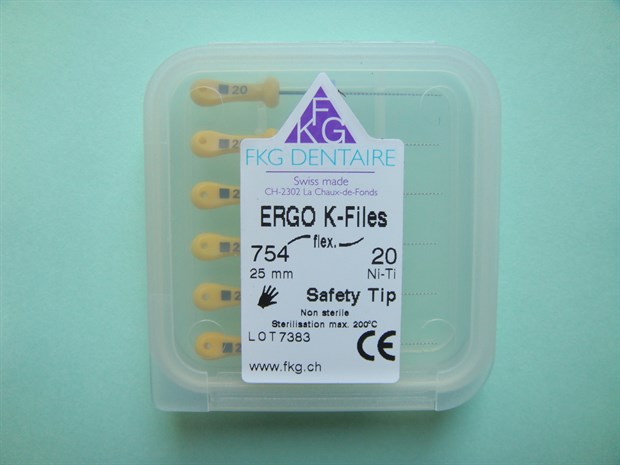 754 ErgoFlex K Ni-Ti №20 L=25 - фото 4798