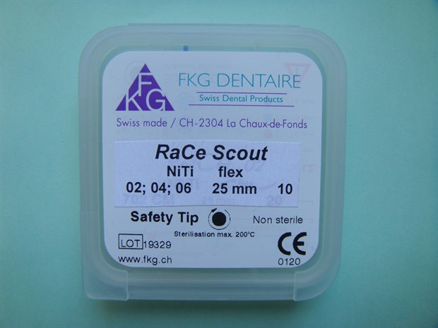 700  RaCe Scout:  RaCe Ni-Ti 6%, 4%, 2% №10  (2 позиции каждой) L=25 - фото 4809