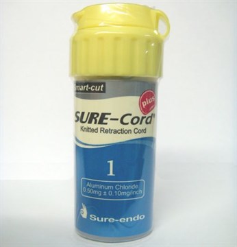 Ретракционная нить  из микрофибры с пропиткой Sure Cord Plus  1