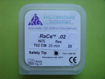 702 RaCe Ni-Ti Taper 2% №20 L=25 (5 шт) 100292543