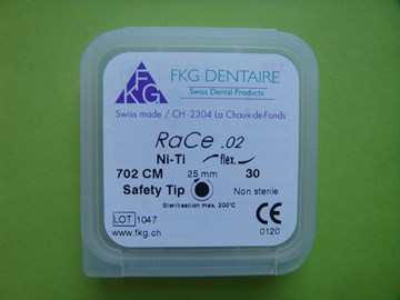 702 RaCe Ni-Ti Taper 2% №30 L=25 (5 шт) 100293076
