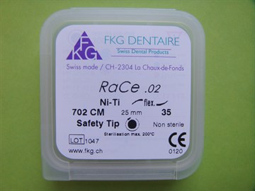 702 RaCe Ni-Ti Taper2% №35 L=25 (5шт) 100293149