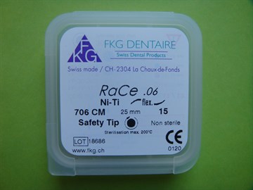 706 RaCe Ni-Ti Taper 6% №15 L=25 (5 шт) 100386870