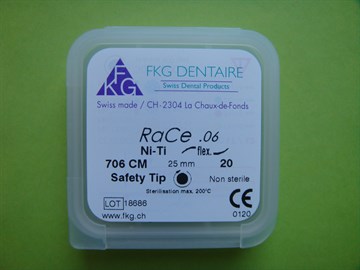 706 RaCe Ni-Ti Taper 6% №20 L=25 (5 шт) 100386912