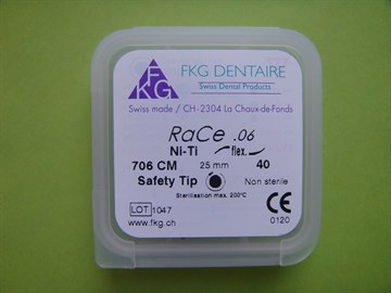 706 RaCe Ni-Ti Taper 6% №40 L=25 (5 шт) 100387008