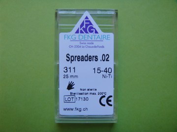 311 Spreaders Ni-Ti №15-40 L=25 100398134