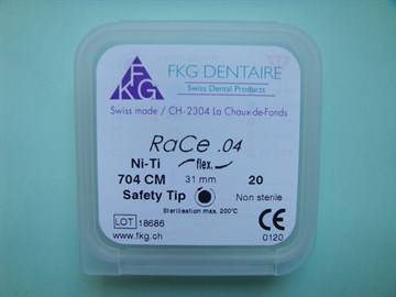 704 RaCe Ni-Ti Taper 4% №20 L=31 (5 шт) 100442275