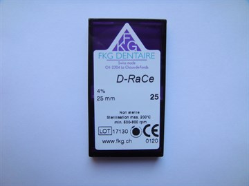 700 D-RaCe DR2; RaCe Ni-Ti Taper 4% №25 L=25 (6 шт)