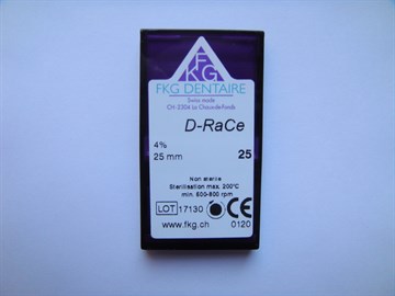700 D-RaCe DR2; RaCe Ni-Ti Taper 4% №25 L=25 (6 шт) 100443407