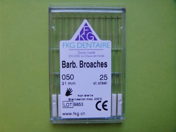 050 Barbed Broaches №25 L=31 (12 шт)