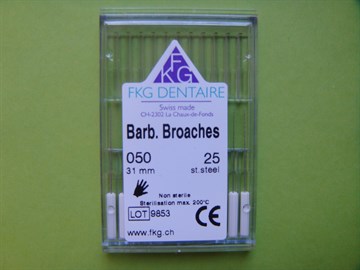 050 Barbed Broaches №25 L=31 (12 шт) 100706308