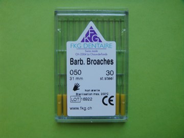 050 Barbed Broaches №30 L=31 (12 шт) 100707054