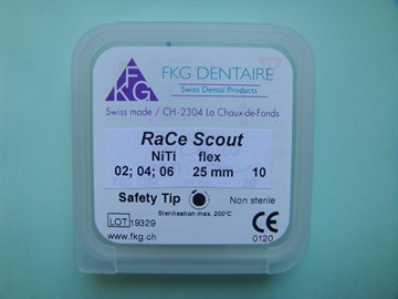 700  RaCe Scout:  RaCe Ni-Ti 6%, 4%, 2% №10  (2 позиции каждой) L=25 101161645