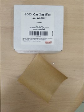 GEO casting wax, 0,3mm (Кастинг-Вакс Воск) 445-3003