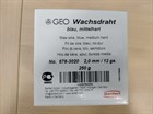 GEO wax wire medium hard blue 2,0mm (Восковая проволока синяя ГЕО 2,0 мм) 678-3020 - фото 4928
